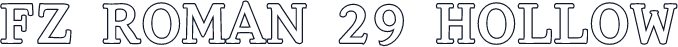 FZ ROMAN 29 HOLLOW