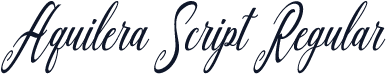 Aquilera Script Regular