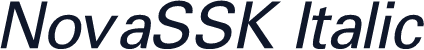 NovaSSK Italic