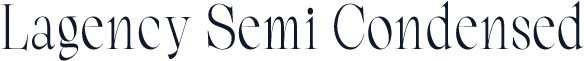 Lagency Semi Condensed