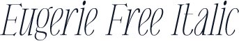 Eugerie Free Italic