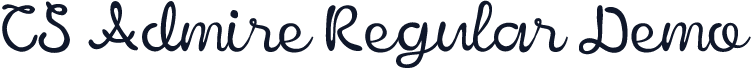 CS Admire Regular Demo