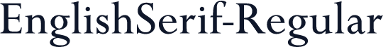 EnglishSerif-Regular