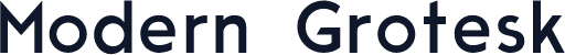 Modern Grotesk