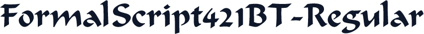 FormalScript421BT-Regular