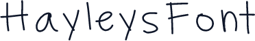 HayleysFont