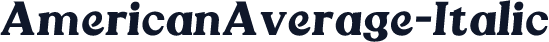 AmericanAverage-Italic