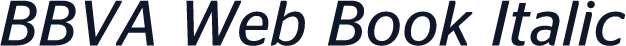 BBVA Web Book Italic