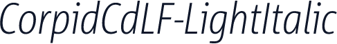 CorpidCdLF-LightItalic