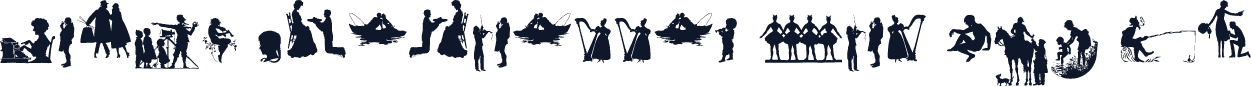 Human Silhouettes Four W95 Rg