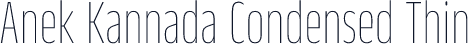 Anek Kannada Condensed Thin
