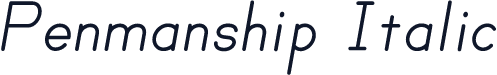 Penmanship Italic