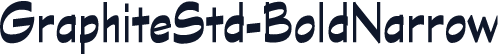GraphiteStd-BoldNarrow