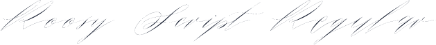Roosy Script Regular