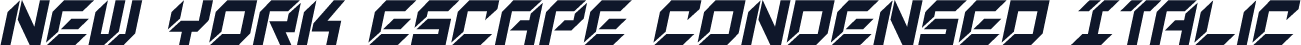 New York Escape Condensed Italic