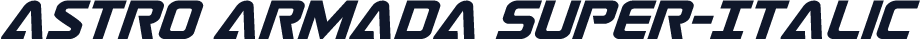 Astro Armada Super-Italic