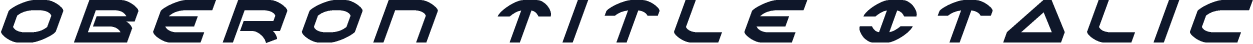 Oberon Title Italic