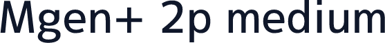 Mgen+ 2p medium