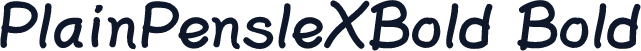 PlainPensleXBold Bold