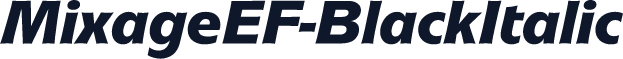 MixageEF-BlackItalic