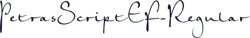 PetrasScriptEF-Regular