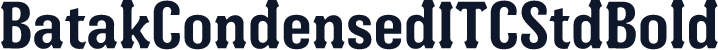 BatakCondensedITCStdBold