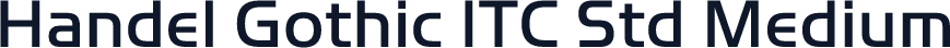 Handel Gothic ITC Std Medium