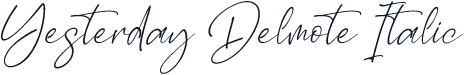Yesterday Delmote Italic