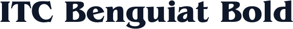 ITC Benguiat Bold
