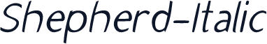 Shepherd-Italic
