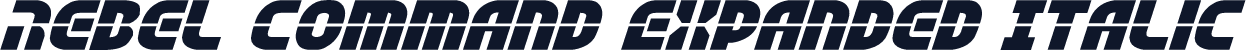 Rebel Command Expanded Italic