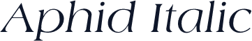 Aphid Italic