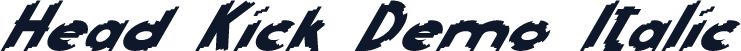 Head Kick Demo Italic