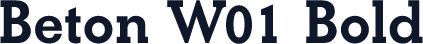 Beton W01 Bold