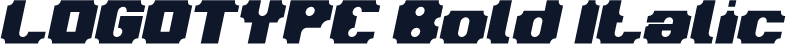 LOGOTYPE Bold Italic