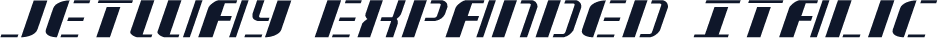 Jetway Expanded Italic