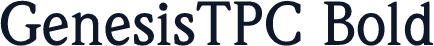 GenesisTPC Bold