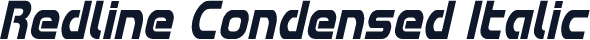 Redline Condensed Italic