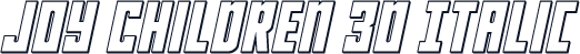 Joy Children 3D Italic