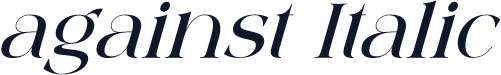 against Italic