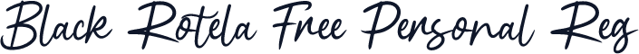 Black Rotela Free Personal Reg