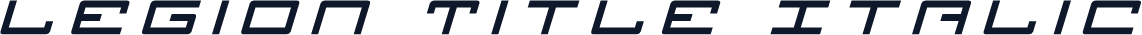 Legion Title Italic
