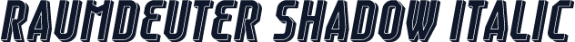 Raumdeuter Shadow Italic