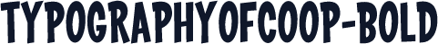 TypographyofCoop-Bold