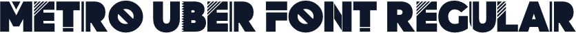 Metro Uber Font Regular