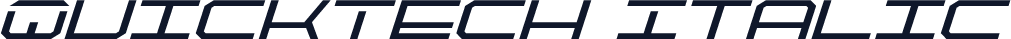 QuickTech Italic