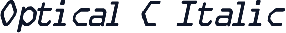 Optical C Italic