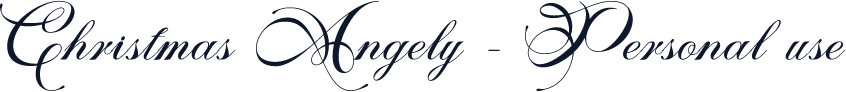 Christmas Angely - Personal use