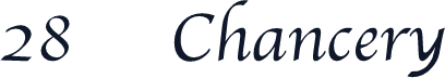 代理28刻字字体 Chancery