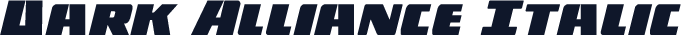 Dark Alliance Italic